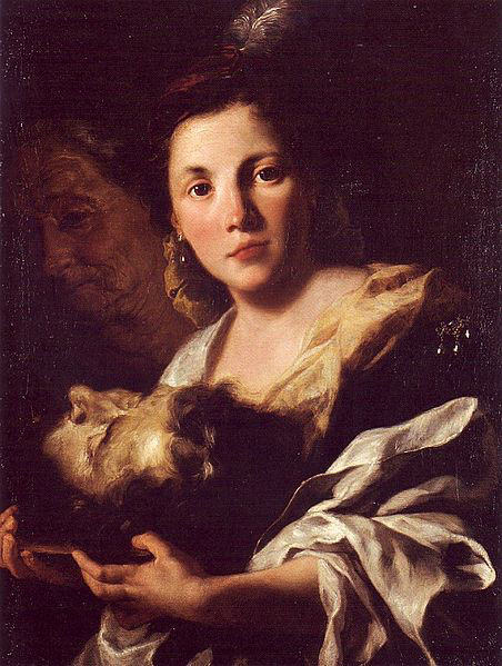 unknow artist Salome mit dem Haupt Johannes des Taufers